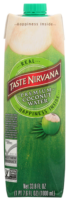 TASTE NIRVANA: Premium Coconut Water, 33.8 fo