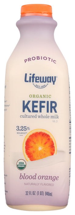 LIFEWAY: Kefir Whole Milk Organic Blood Orange, 32 fo