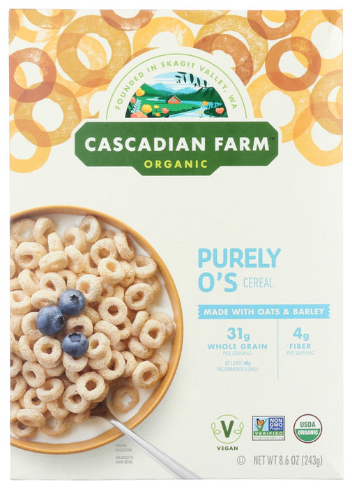 CASCADIAN FARM: Purely O's Cereal, 8.6 oz