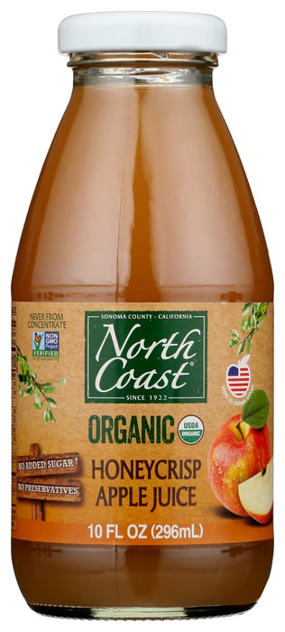 NORTH COAST: Organic Honeycrisp Apple Juice, 10 fl oz