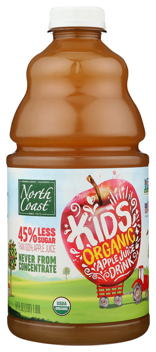 NORTH COAST: Organic Kids Apple Juice, 64 fo