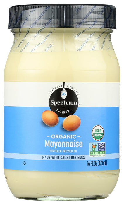 SPECTRUM NATURALS: Organic Mayonnaise With Cage Free Eggs, 16 oz