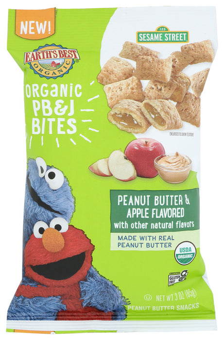 EARTHS BEST: Organic Pb and J Apple Bites, 3 oz