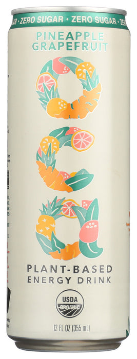 OCA: Energy Oca Zero Sugar Pineapple Grapefruit, 12 FO