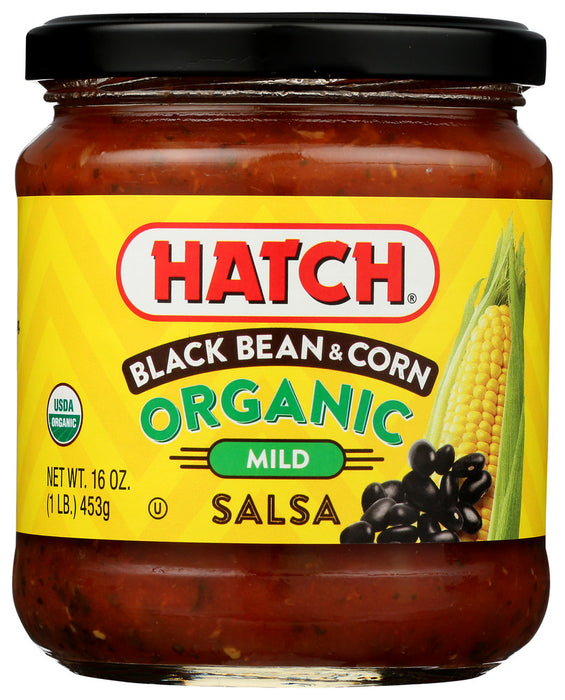 HATCH: Salsa Corn N Blk Bean M, 16 OZ