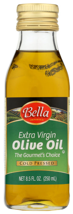 BELLA: Extra Virgin Olive Oil Cold Pressed, 8.5 oz