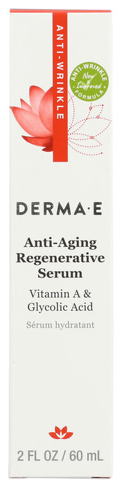 DERMA E: Anti Wrinkle Night Serum with Vitamin A, 2 oz