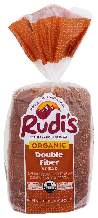 RUDI'S: Organic Double Fiber Bread, 24 oz