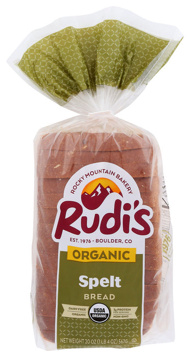 RUDIS: Organic Bakery Organic Spelt Bread, 20 oz