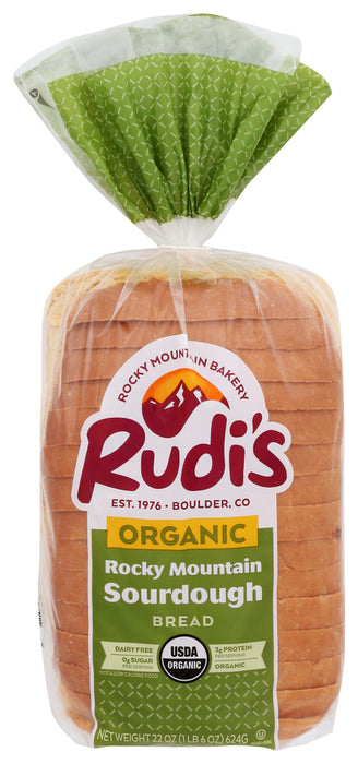 RUDIS: Organic Bakery Organic Rocky Mountain Sourdough Sandwich Bread, 22 oz