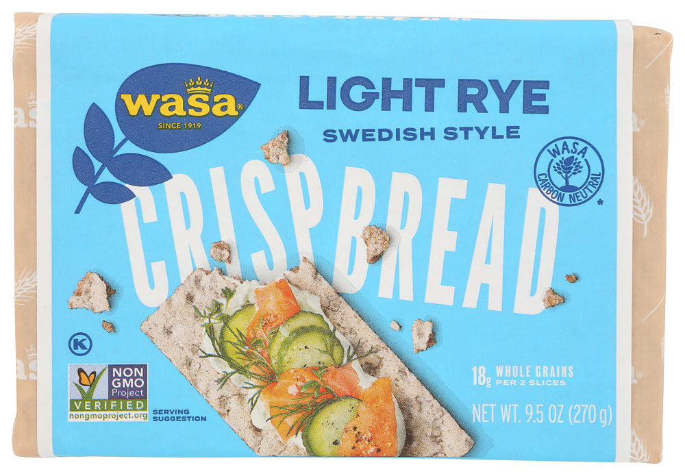 WASA: Light Rye Crispbread, 9.5 Oz