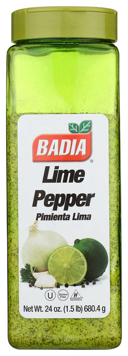 BADIA: Seasoning Pepper Lime, 24 OZ