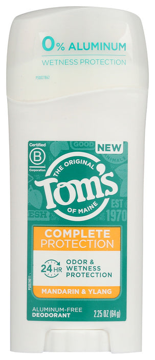 TOMS OF MAINE: Deodorant Mandarin Ylang, 2.25 OZ