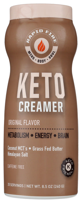 RAPID FIRE: Original Keto Creamer, 8.5 oz
