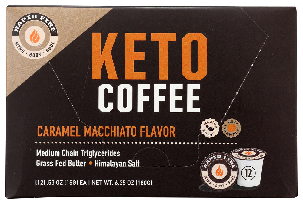 RAPID FIRE: Coffee Crml Macchia 12Pc, 4 PK