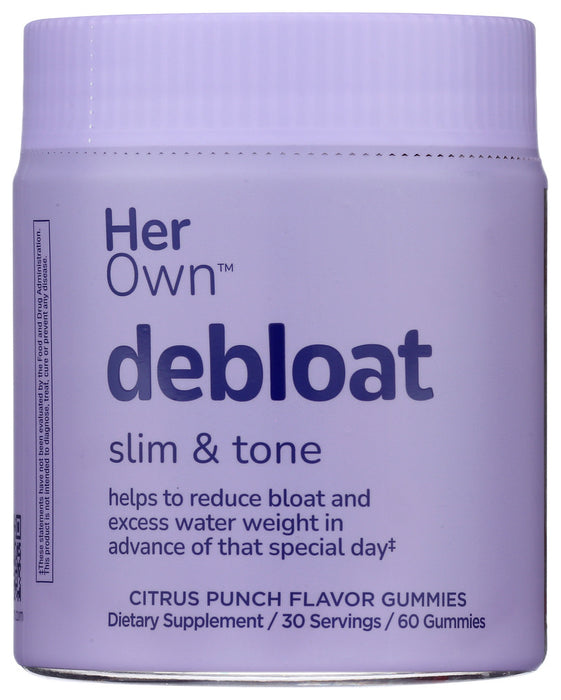 HEROWN: Debloat Gummy, 60 pc