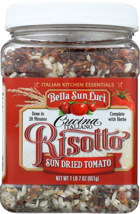 BELLA SUN LUCI: Risotto Sun Dried Tomato, 23 oz