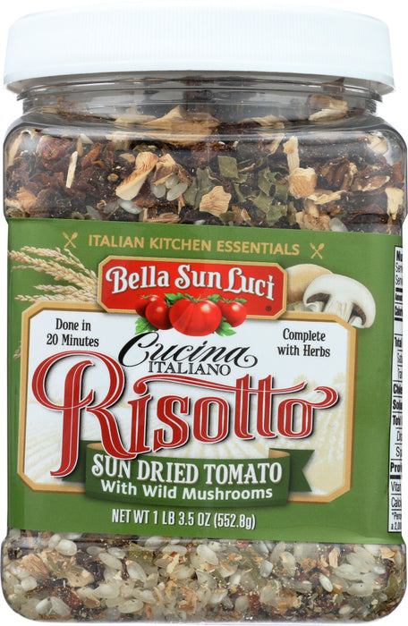 BELLA SUN LUCI: Risotto Sun Dried Tomato Wild Mushroom, 23 oz