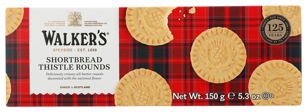WALKERS: Pure Butter Shortbread Rounds, 5.3 oz