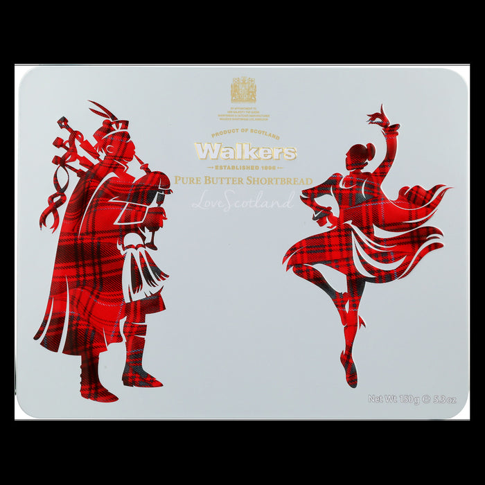 WALKERS: Shortbread Piper Dncr Tin, 5.3 oz