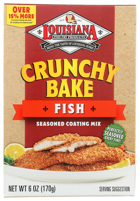 LOUISIANA FISH FRY: Seasoning Crunchy Bake Fish, 6 OZ