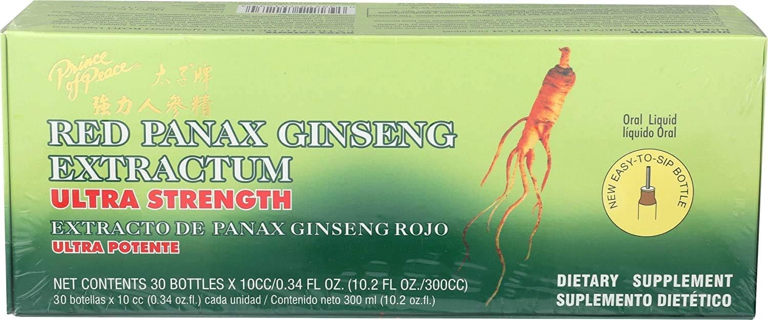 PRINCE OF PEACE: Red Panax Ginseng Extractum Ultra Strength Ds, 30 Bottles