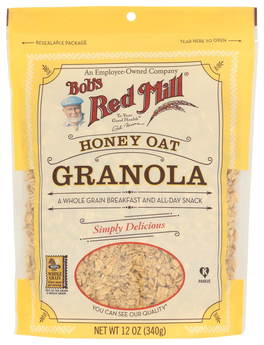 BOBS RED MILL: Honey Oat Granola Cereal, 12 oz