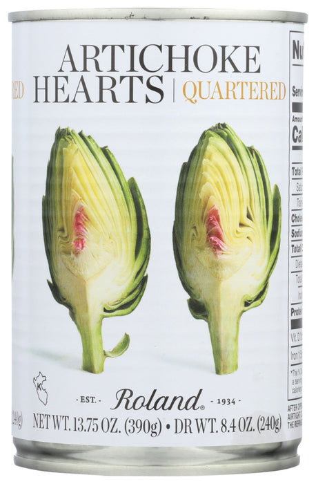 ROLAND: Quartered Artichoke Hearts, 13.75 oz
