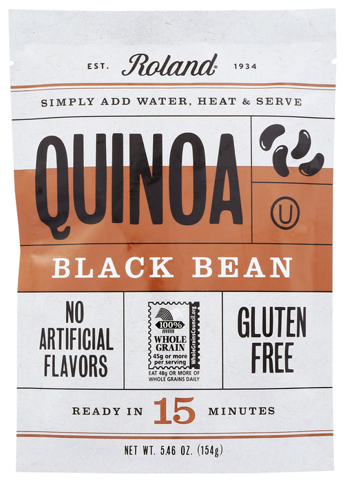 ROLAND: Quinoa Gluten Free Black Bean, 5.46 oz