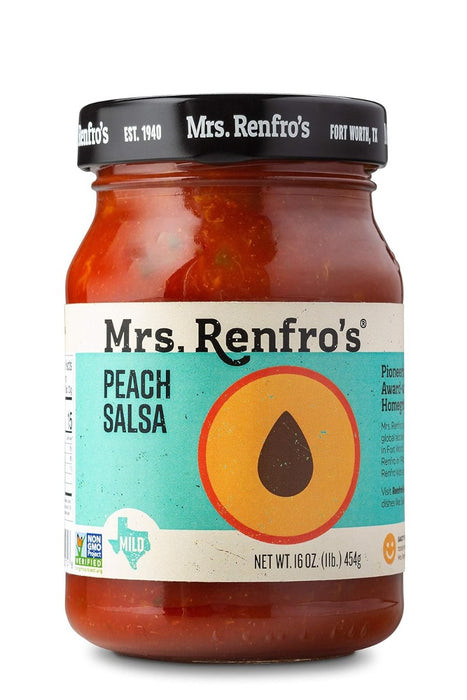 MRS. RENFRO'S: Mild Peach Salsa, 16 oz