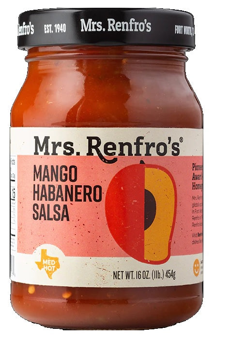 MRS. RENFRO'S: Gourmet Mango Habanero Salsa Medium Hot, 16 oz