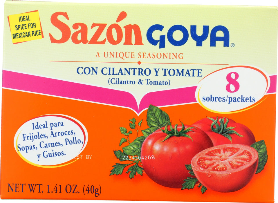 GOYA: Sazon Con Cilantro Tomato, 1.41 oz