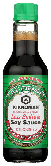KIKKOMAN: Less Sodium Soy Sauce, 10 oz