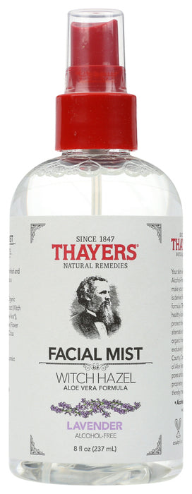 THAYERS: Alcohol Free Lavender Facial Mist Witch Hazel And Aloe Vera Formula, 8 oz