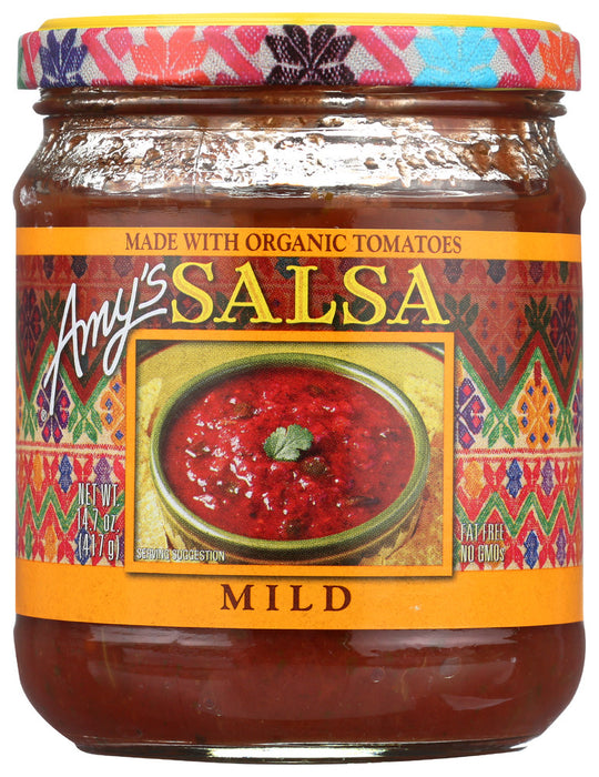 AMY'S: Salsa Mild, 14.7 oz