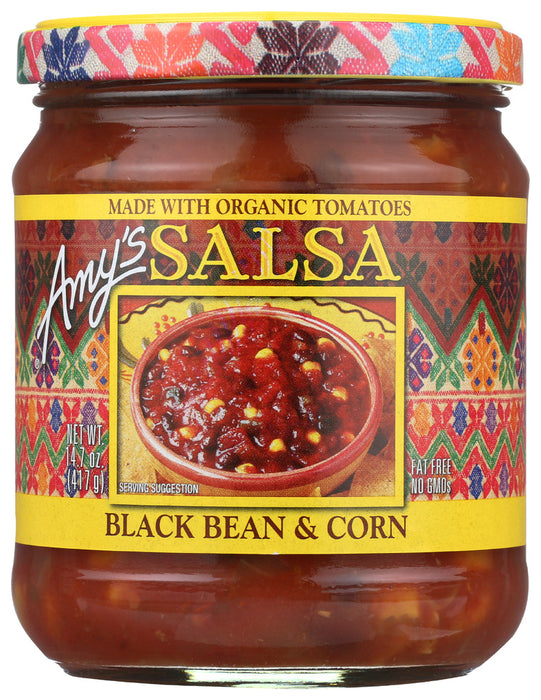 AMY'S: Black Bean & Corn Salsa, 14.7 oz