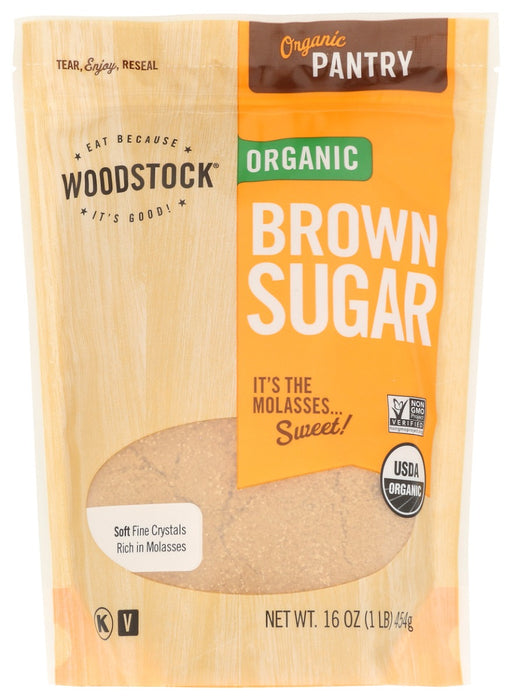 WOODSTOCK: Brown Sugar Organic Sweet, 16 oz