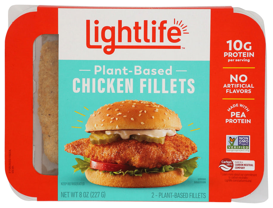 LIGHTLIFE: Chicken Fillets Plant Basd, 8 oz