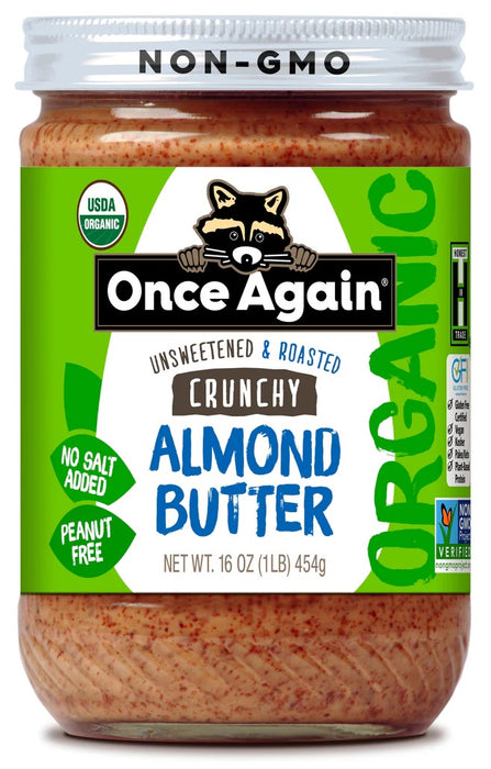 ONCE AGAIN: Nut Butter Almond Crunchy, 16 oz