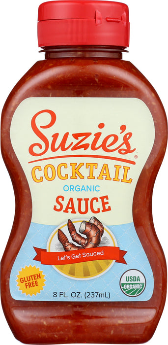 SUZIE'S: Organic Cocktail Sauce, 8 fo