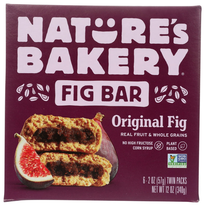 NATURE'S BAKERY: Stone Ground Whole Wheat Fig Bar, 12 oz
