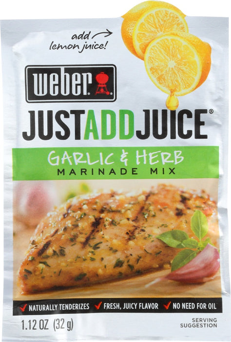 WEBER: Garlic Herb Marinade Mix, 1.12 oz