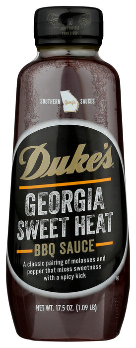 DUKES: Georgia Sweet Heat Bbq Sauce, 17.5 oz