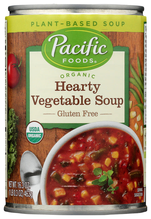 PACIFIC FOODS: Soup Hearty Veg, 16.3 OZ