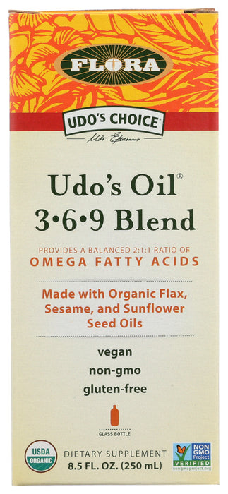 FLORA HEALTH: Udos Choice 369 Blend, 8.5 fo