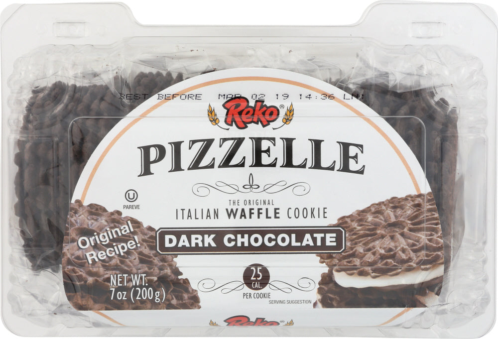REKO: Cookie Pizzelle Chocolate, 7 oz