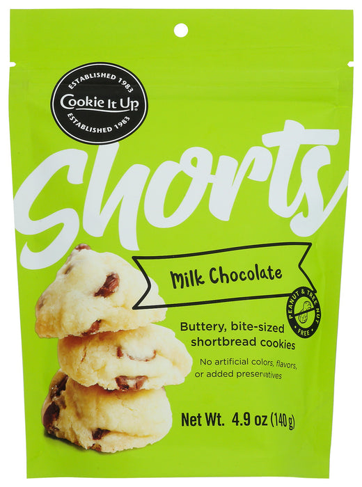 COOKIE IT UP: Cookies Shrtbd Mlk Choc, 4.9 OZ