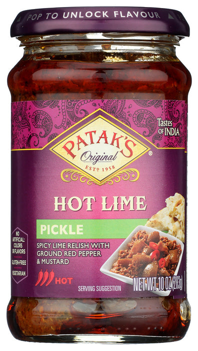 PATAKS: Hot Lime Pickle, 10 oz