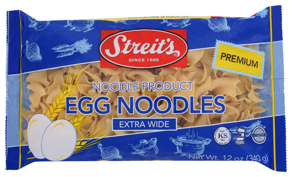 STREITS: Noodle Extra Wide, 12 OZ