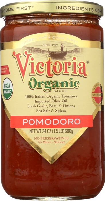 VICTORIA: Sauce Pomodoro Org, 24 oz